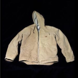 Vintage Carhartt Sherpa Lined Canvas Jacket